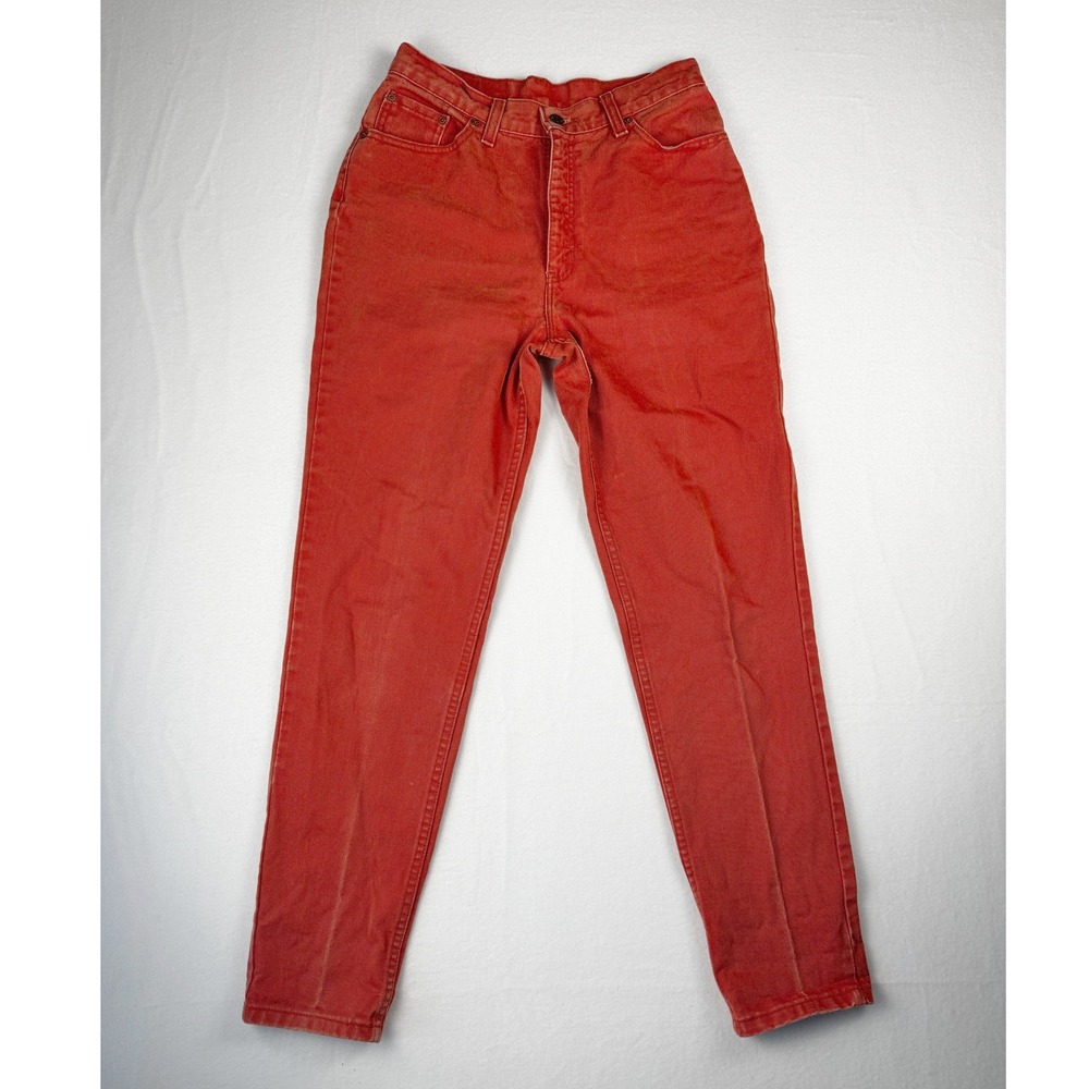 Vintage Levis 17512 Coral Jeans High Waisted Tapered Leg Made in USA Size 11 29W
